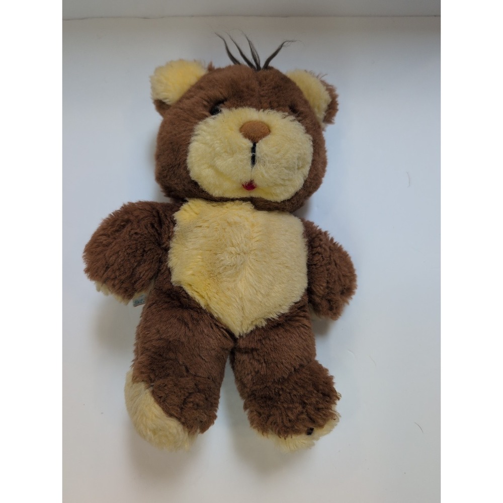 VINTAGE 1980 DAKIN BABY BROWN TEDDY BEAR  STUFFED ANIMAL PLUSH TOY 10 Inch